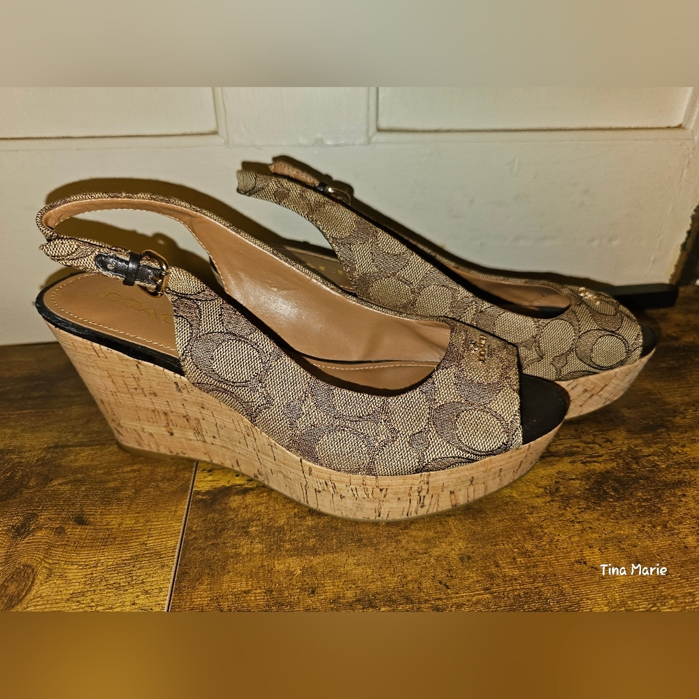 Women’s Sleek Coach Wedges With adjustable strap